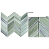 See Bellagio - Kohala Collection - Glass Chevron Mosaic - Mahu Tropical