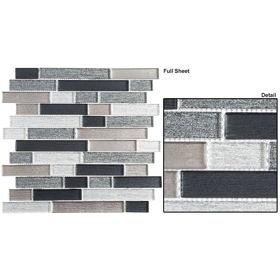 Frost Plaza Collection - Glass Brick Mosaic - Victory Place