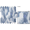 See Bellagio - Circa Parthenon Collection - Glass Picket Mosaic - Adrianne Sky