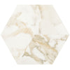 See Daltile - Divinium 8 in. x 9 in. Porcelain Hexagon Tile - Nova