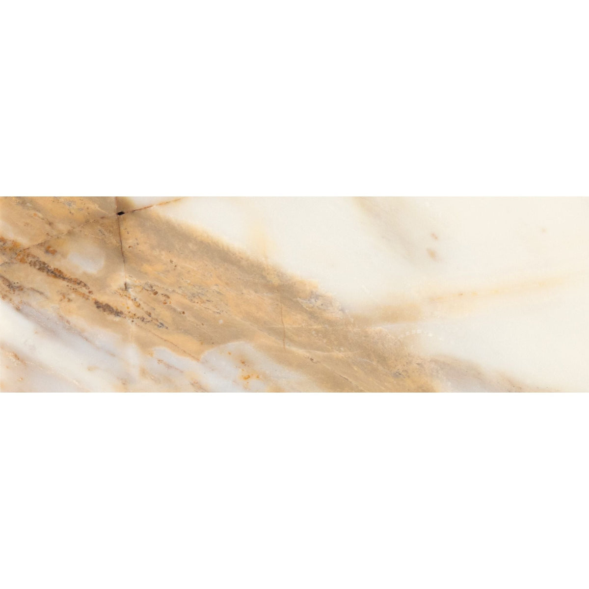 Daltile - Gamma 4 in. x 12 in. Natural Stone Tile - Honed Bella