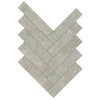 See Daltile - Rekindle 2 in. x 6 in. Colorbody Porcelain Mosaic - Light Grey