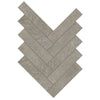 See Daltile - Rekindle 2 in. x 6 in. Colorbody Porcelain Mosaic - Medium Grey