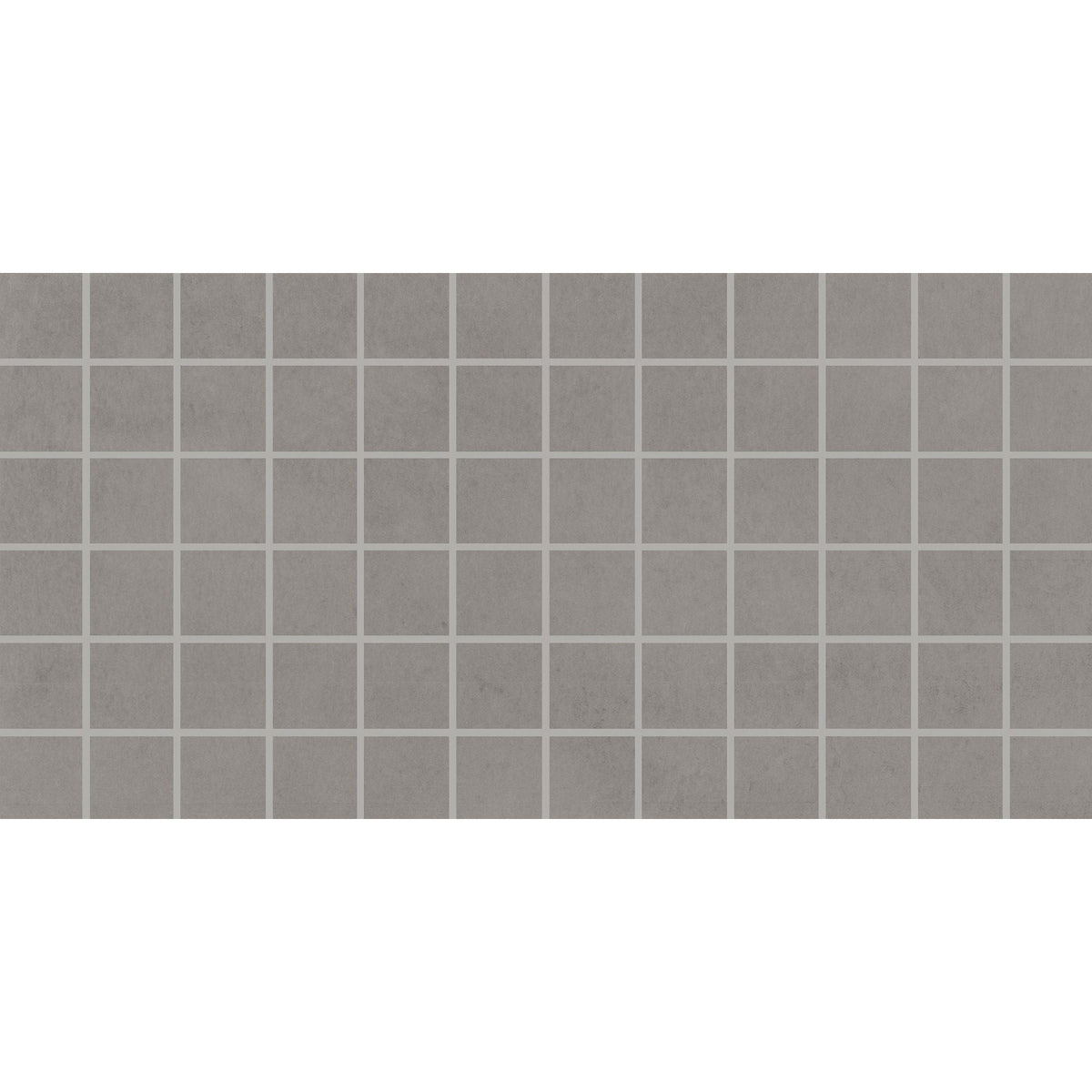 Daltile - Portfolio Series - 2 in. x 2 in. Porcelain Mosaic Tile - Ash Grey