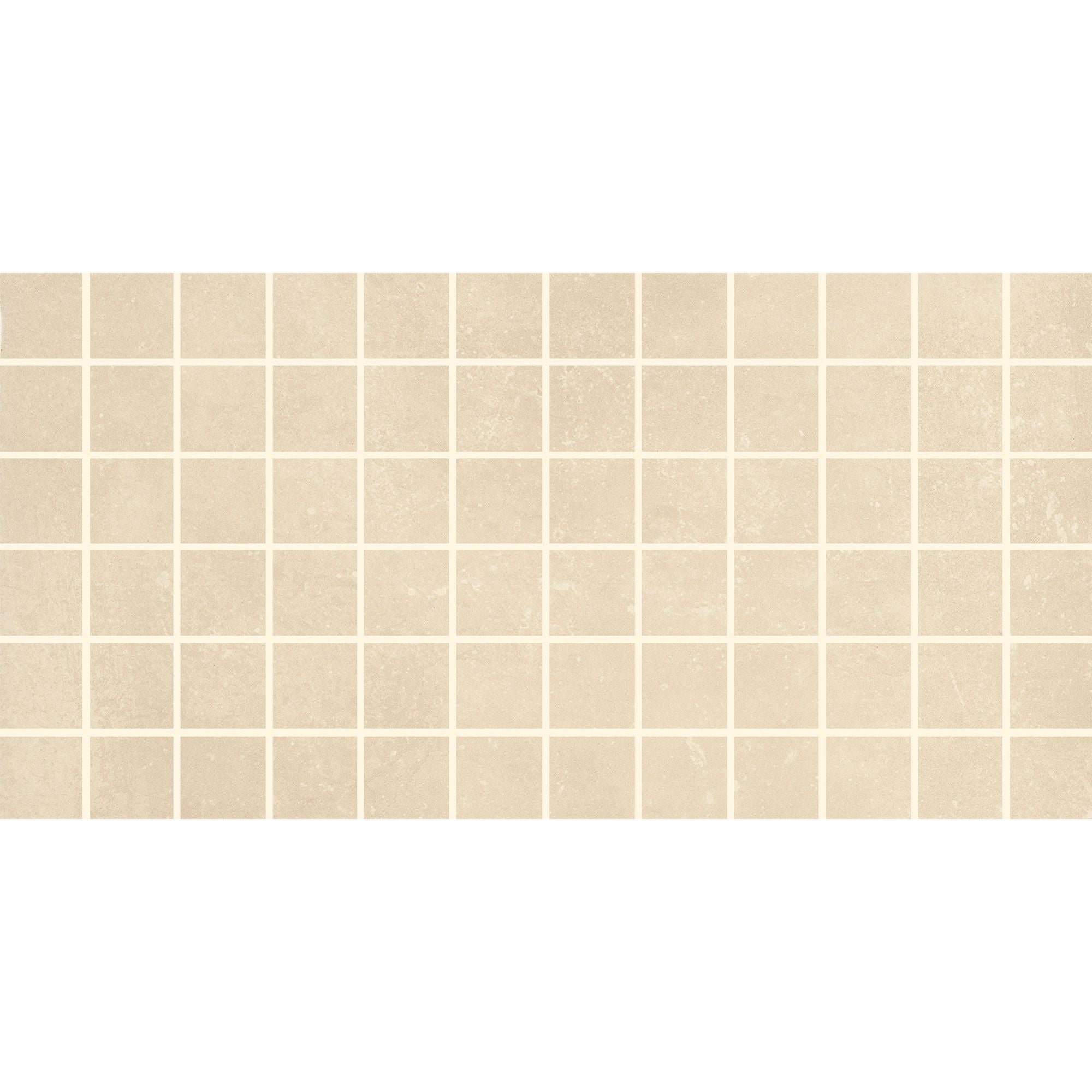 Daltile - Portfolio Series - 2 in. x 2 in. Porcelain Mosaic Tile - Cream