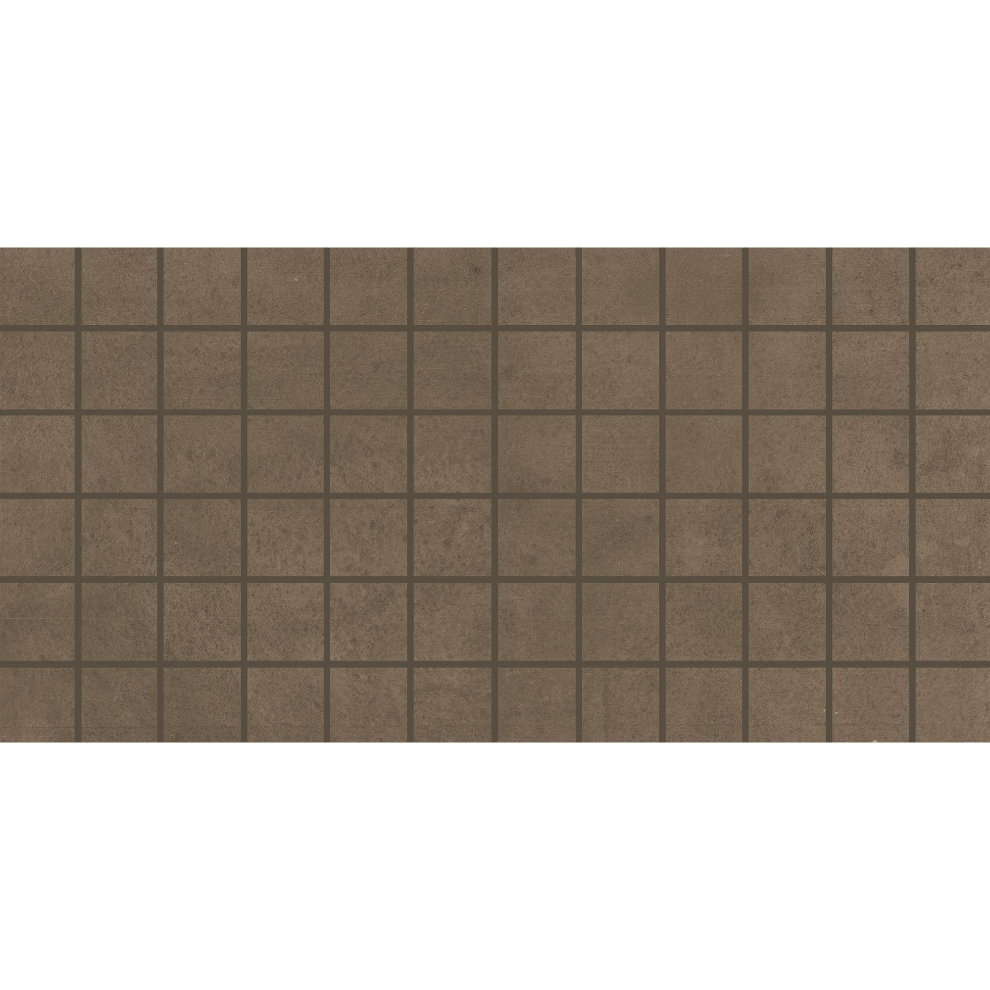 Daltile - Portfolio Series - 2 in. x 2 in. Porcelain Mosaic Tile - Chocolate